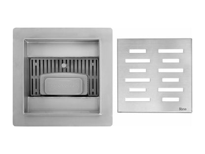 Laviecasa 120x120 Linear Drain with Brush, Laviecasa TLQH70922