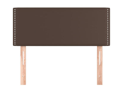 Brown Headboard 100x5x78/88 cm Faux Leather OCFG82733