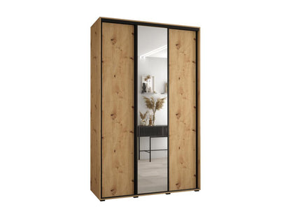 Laviecasa 3-Door Sliding Wardrobe 235.2/160/60 3 Doors Laviecasa/Black TXDV41579
