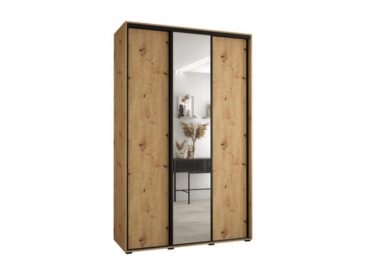 Laviecasa 3-Door Sliding Wardrobe 235.2/160/60 3 Doors Laviecasa/Black TXDV41579