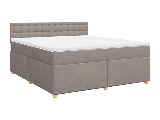 Meublori bed base with Meublori 180x200 cm mattress, fabric