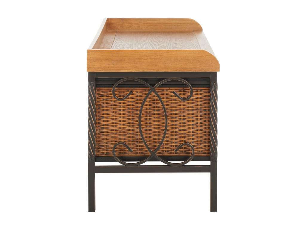 Bench/Ottoman, Pewter and Ash, 40x84x50.8 cm - Laviecasa XEAU43834