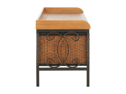 Bench/Ottoman, Pewter and Ash, 40x84x50.8 cm - Laviecasa XEAU43834