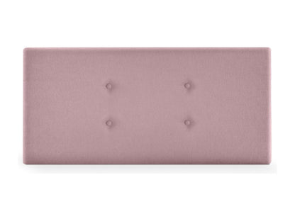 Meublori Aqualine fabric headboard with 2 button closures, 105x50cm, for 105cm beds - Salmon