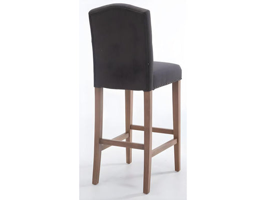 Set of 2 brown wooden stools 42x57x113 cm 10 0000726 BVRL88136
