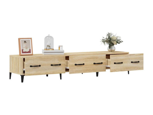 Meubiana Oak TV Stand 150x34.5x30 cm Engineered Wood