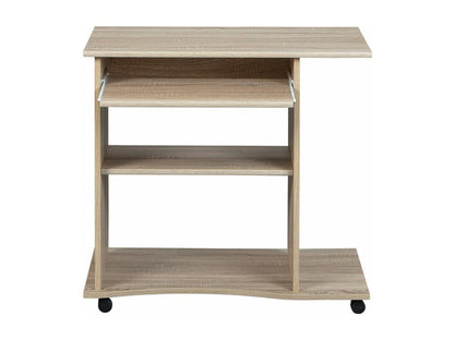 Laviecasa Desk with 1 shelf and 1 sliding keyboard tray, oak effect. JNPB65155