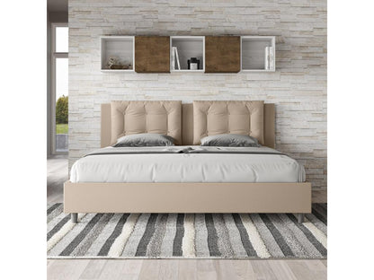 Laviecasa storage bed, 200x200cm, upholstered faux leather, Laviecasa LCQO99398